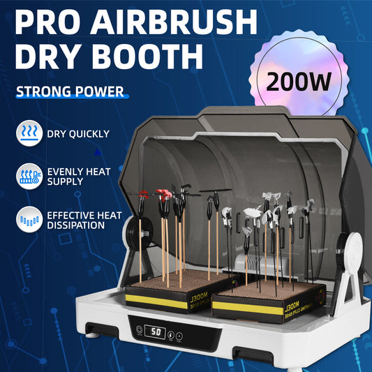 OPHIR Airbrush DryBooth DIY Painting Dryer, Suitable for Primer,Oil Paint,Acrylic Paint,Water-Based Pigment Ink,Varnish