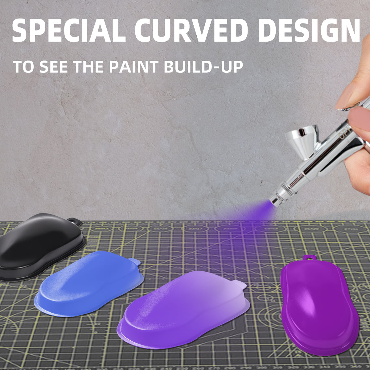 OPHIR 30pcs Black/White Speed Shape Vinyl Car Set, Painting Speed Shape Model Car for Airbrush Color Testing, Model Paint Test, Hobby, Crafts Project (2x3.5x0.5 Inch)