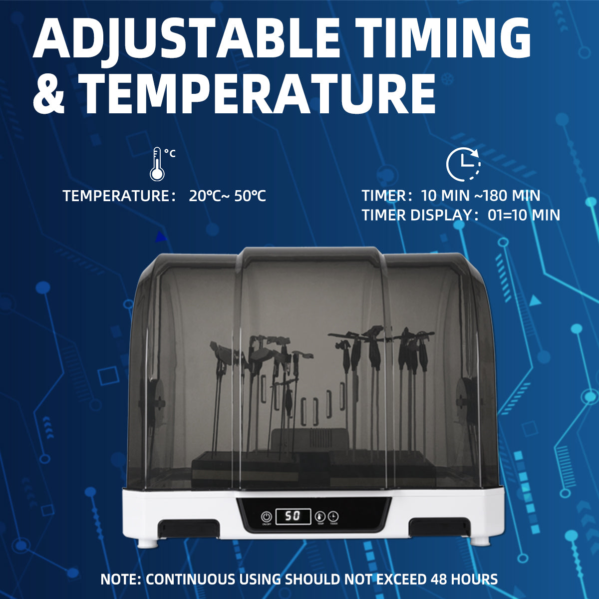 OPHIR Airbrush DryBooth DIY Painting Dryer, Suitable for Primer,Oil Paint,Acrylic Paint,Water-Based Pigment Ink,Varnish