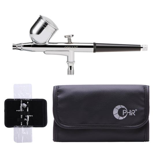 OPHIR New Air Brush Premium Dual Action Airbrush 0.3mm Nozzle Professional Spray Gun Model Body Art Paint Tool Kit