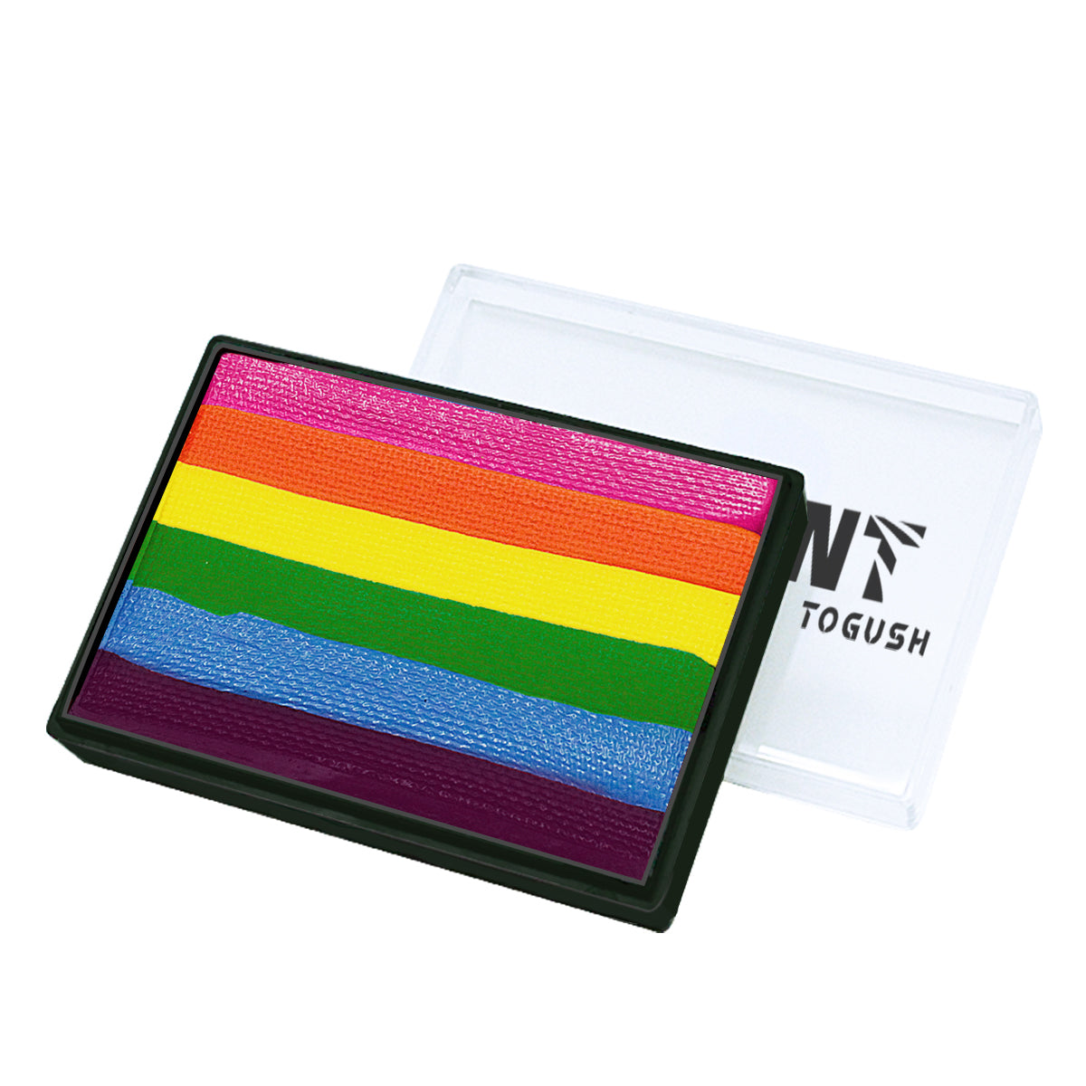 Rainbow Face Paint Palette 2.12OZ Split Cake Face Painting Water-Activated OPHIR