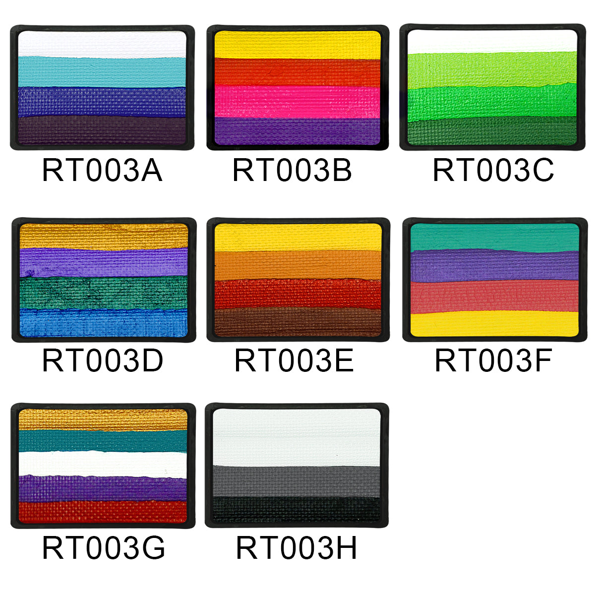 Split Cake Face Paint, Rainbow Face Painting Palette for Halloween Kids Makeup 1.06OZ / Set