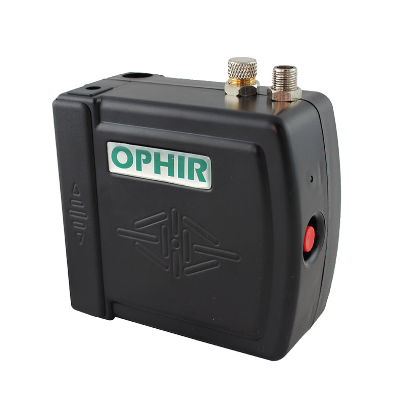 OPHIR Portable 12V DC Mini Air Compressor 0.3mm Dual Action Airbrush Kit for Nail Art Temporary Tattoo Model Painting