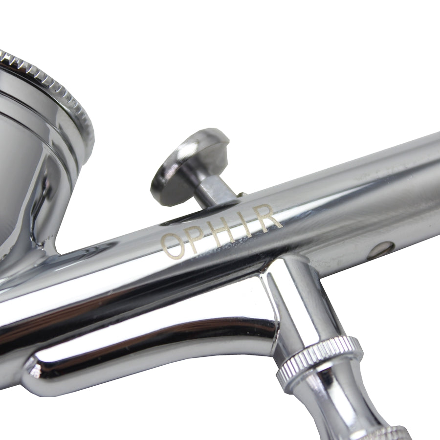 OPHIR Tattoo Spray Gun New Black Premium 0.3mm Nozzle Dual Action Airbrush Body Art Paint Kit Professional Craft Nail Art  Tool