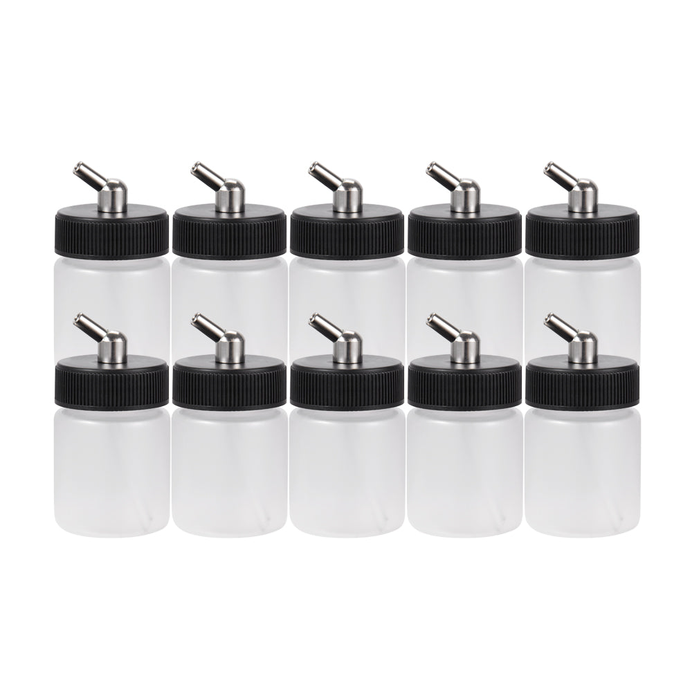 OPHIR Tattoo Airbrush Plastic Bottles for Single Action Airbrushing Paint Hobby Cake Decoration