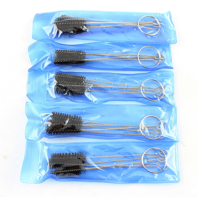 OPHIR 5Pcs Airbrush Cleaning Brush Tattoo Cleaning Brush Kit for Hobby Body Airbrush Cleaning