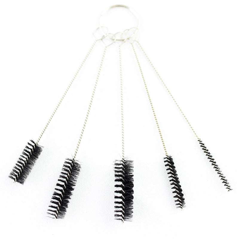 OPHIR 5Pcs Airbrush Cleaning Brush Tattoo Cleaning Brush Kit for Hobby Body Airbrush Cleaning