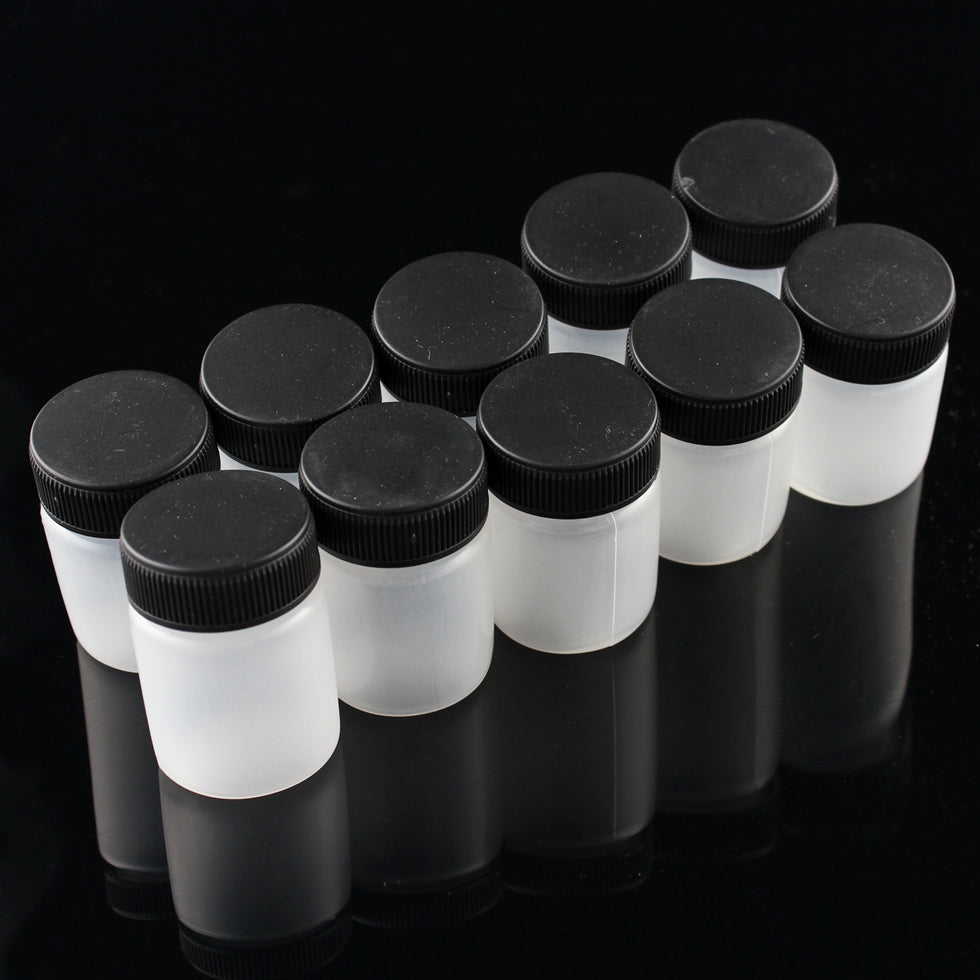 OPHIR Airbrush Plastic Bottles Professional Paint Tattoo Ink Cup for Pigment Inks Storage