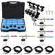 OPHIR Dual Action Airbrush Kit with 6 Pcs 0.35mm Airbrush and Airbrush Holders for Crafts Hobby Tattoo Painting