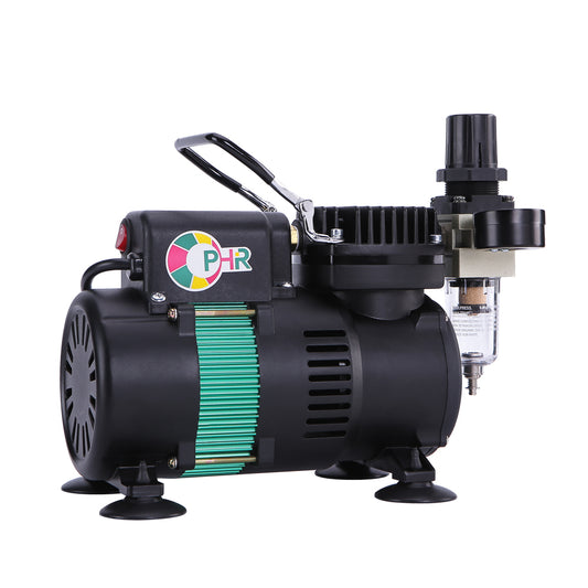 OPHIR Pro Airbrush Compressor Kit with 3 Nozzles Airbrush Set Airbrush Cleaning Tool for Model Car Handmade Work Painting