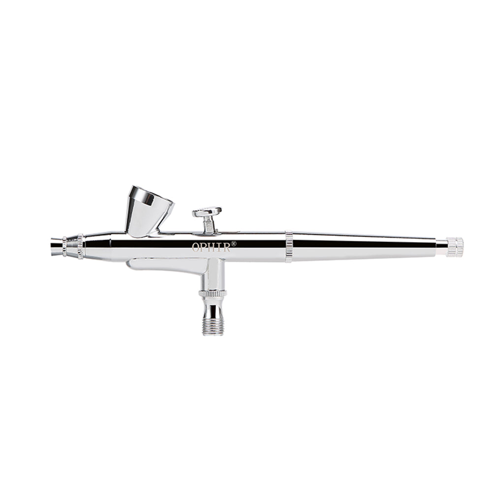 OPHIR Airbrush Compressor Kit 0.2mm Dual-Action Airbrush for Nail Art Makeup Beauty