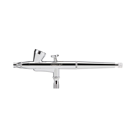 OPHIR Dual Action Spray Up-Pot Nail Airbrush Kit Gun Paint 0.2mm Nozzle for Model Hobby Makeup Body Paint