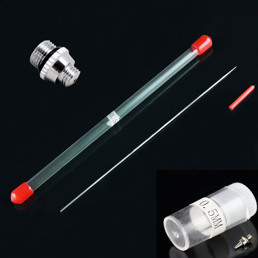 OPHIR Spray Gun Replacement 0.2mm 0.3mm 0.5mm Needle Nozzle Nozzle Cap for AC070 Airbrush