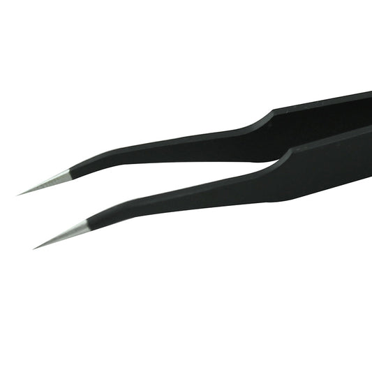 OPHIR Black Color Tweezers Airbrush Tweezers Airbrush Fitting for Airbrush Spray Gun Kit