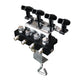 OPHIR Airbrush Holders with 1/8 & 1/8 Splitter for Fixing Model Cake Nail Art Tattoo Airbrush