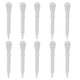 OPHIR 10 PCS Plastic Droppers Airbrush Droppers for Nail Liquid Essential Oils Tattoo Ink Pigment