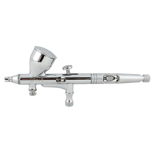 OPHIR Dual-Action Gravity Airbrush Pro Set Kit  with 0.2mm,0.3mm,0.5mm Tips for Hobby Auto Nail Paint Cake Paint