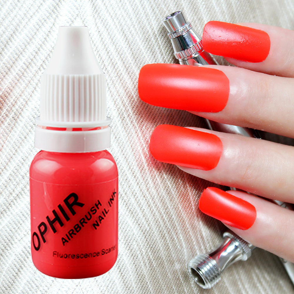 OPHIR Airbrush Nail Ink Polishing Pigment Nail Art Paint 10ML/Bottle for Airbrush Manicure Nail Art