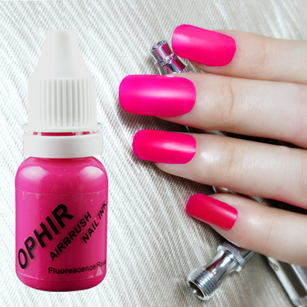 OPHIR Airbrush Nail Ink Polishing Pigment Nail Art Paint 10ML/Bottle for Airbrush Manicure Nail Art