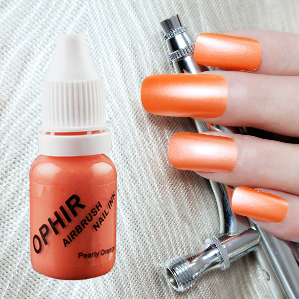 OPHIR Airbrush Nail Ink Polishing Pigment Nail Art Paint 10ML/Bottle for Airbrush Manicure Nail Art