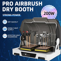 OPHIR Airbrush DryBooth DIY Painting Dryer, Suitable for Primer,Oil Paint,Acrylic Paint,Water-Based Pigment Ink,Varnish