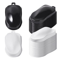 OPHIR 30pcs Black/White Speed Shape Vinyl Car Set, Painting Speed Shape Model Car for Airbrush Color Testing, Model Paint Test, Hobby, Crafts Project (2x3.5x0.5 Inch)