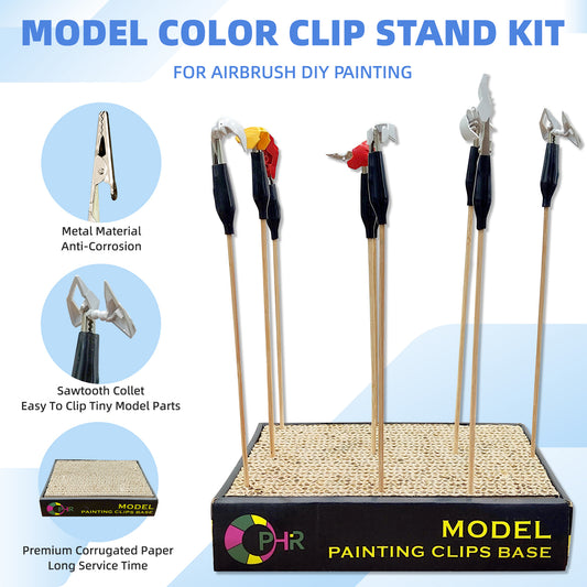OPHIR Model Color Clip Base Stand Holder with 10x Coloring Clips Set