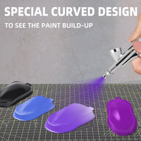 OPHIR 30pcs Black/White Speed Shape Vinyl Car Set, Painting Speed Shape Model Car for Airbrush Color Testing, Model Paint Test, Hobby, Crafts Project (2x3.5x0.5 Inch)