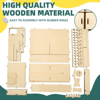 OPHIR Paint Storage Rack Compatible for Vallejo Paint, Wooden Miniature Paint Holder Organizer for Acrylic Miniature Paint Set