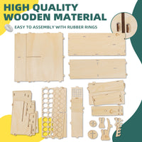 OPHIR Wooden Paint Organizer, Miniature Painting Storage Rack Acrylic Miniature Paint Set