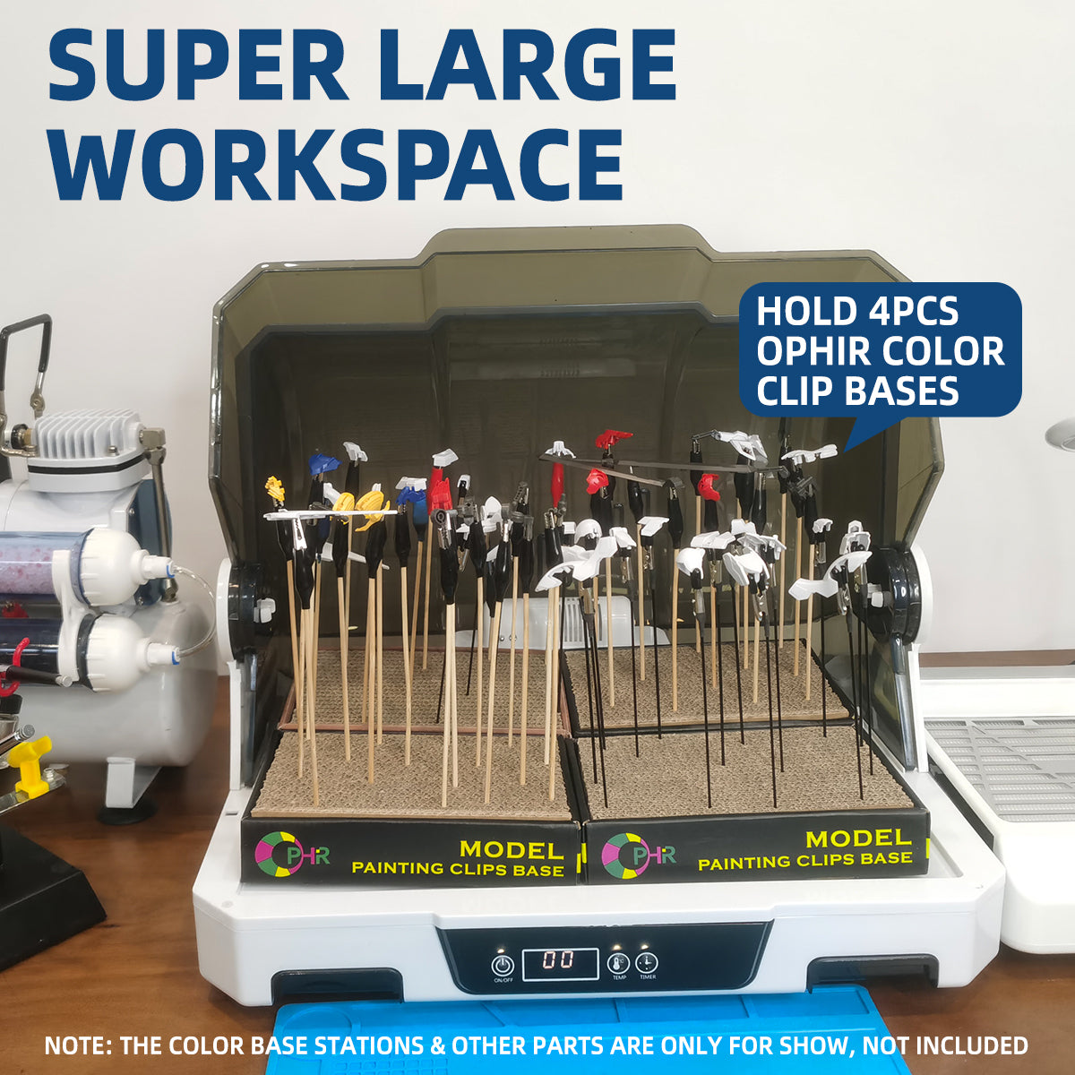 OPHIR Airbrush DryBooth DIY Painting Dryer, Suitable for Primer,Oil Paint,Acrylic Paint,Water-Based Pigment Ink,Varnish