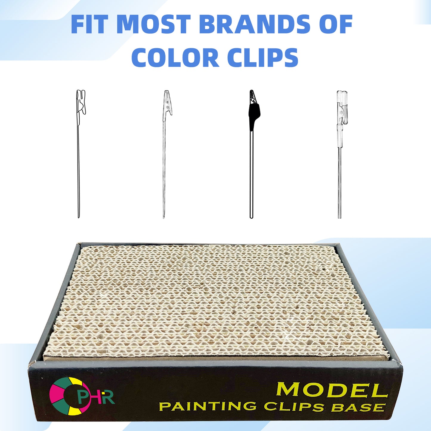 OPHIR Model Color Clip Base Stand Holder with 10x Coloring Clips Set