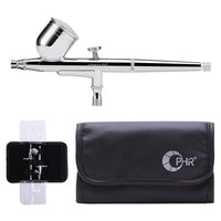 OPHIR Tattoo Spray Gun New Black Premium 0.3mm Nozzle Dual Action Airbrush Body Art Paint Kit Professional Craft Nail Art  Tool