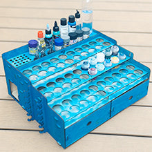 OPHIR Wooden Paint Organizer, Miniature Painting Storage Rack Acrylic Miniature Paint Set