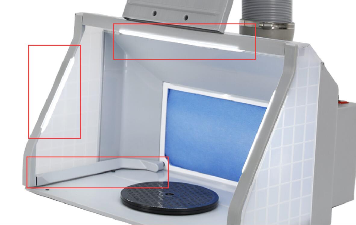 LED Light Bar Set for OPHIR Airbrush Spray Paint Booth Kit Includes 5x Light Bar