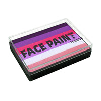 Rainbow Face Paint Palette 2.12OZ Split Cake Face Painting Water-Activated OPHIR