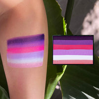 Rainbow Face Paint Palette 2.12OZ Split Cake Face Painting Water-Activated OPHIR