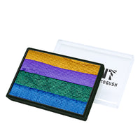 Split Cake Face Paint, Rainbow Face Painting Palette for Halloween Kids Makeup 1.06OZ / Set