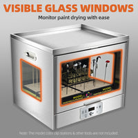 OPHIR Airbrush Drybooth, 300W DIY Model Paint Dryer, Stainless Steels Painting Drying Booth for Primer, Acrylic Paint, Oil Paint, Varnish