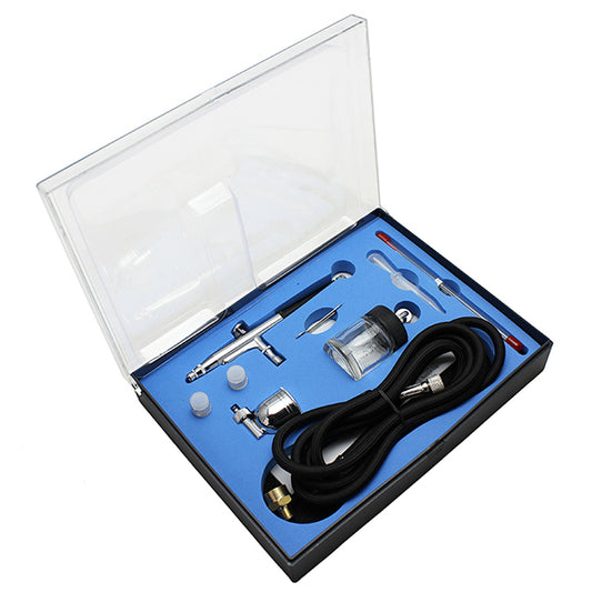 OPHIR 7CC & 22CC Dual-Action Gravity Airbrush 0.2mm,0.3mm,0.5mm Airbrush Kit for Cake Hobby Tattoo Makeup Compressor