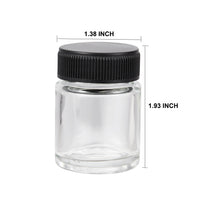 OPHIR  Airbrush Glass Bottles Crystal Clear Airbrush Spare Bottle for Temporary Tattoo Nail  Inks