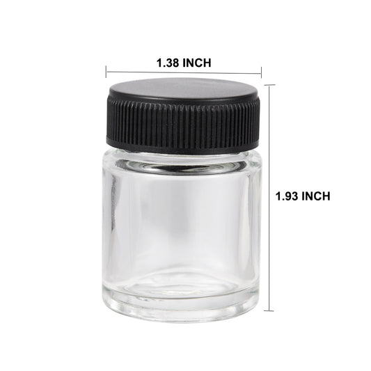 OPHIR  Airbrush Glass Bottles Crystal Clear Airbrush Spare Bottle for Temporary Tattoo Nail  Inks
