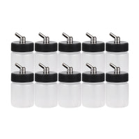 OPHIR Tattoo Airbrush Plastic Bottles for Single Action Airbrushing Paint Hobby Cake Decoration