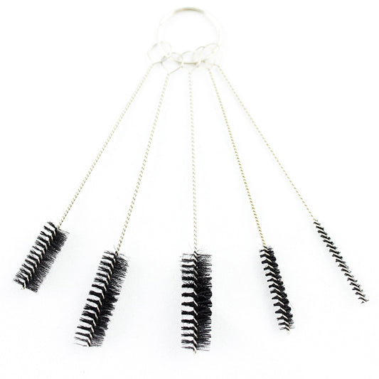 OPHIR 5Pcs Airbrush Cleaning Brush Tattoo Cleaning Brush Kit for Hobby Body Airbrush Cleaning