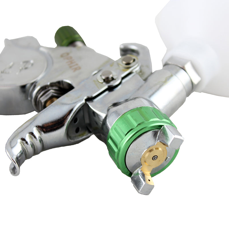 OPHIR Hvlp Spray Gun 0.8mm Tip Basecoat Auto Paint with Plastic Cup for Car Model Painting