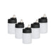 OPHIR 5 PCS Airbrush Plastic Bottles 22CC Paint Tattoo Ink Cup for Pigment Inks Storage for AC058 Airbrush