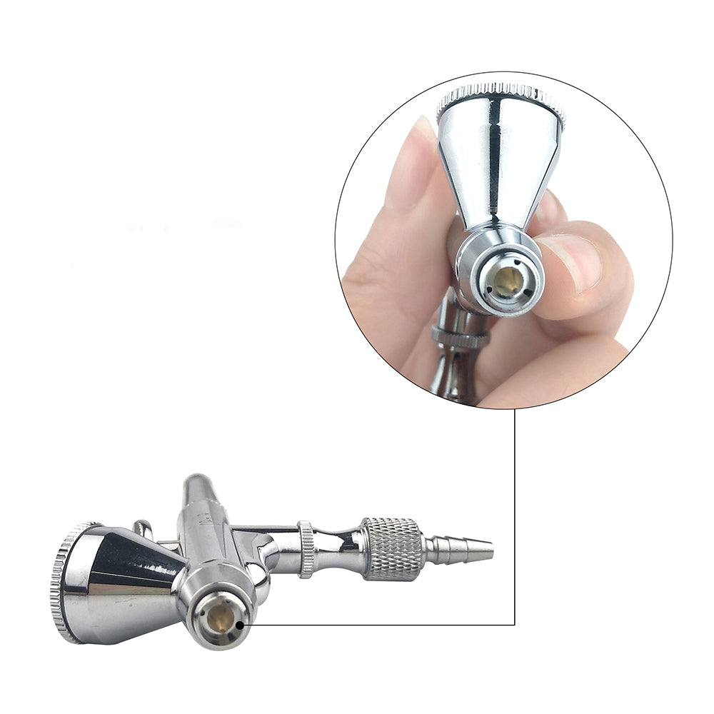 OPHIR Airbrushing Gravity 0.2mm Airbrush Temporary Tattoo Make Up Airbrush for Craft Hobby Car Painting