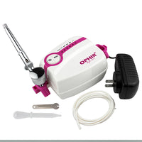 OPHIR 0.3mm Dual-Action Airbrush with Adjustable Mini Air Compressor Kit for Model Hobby Nail Art