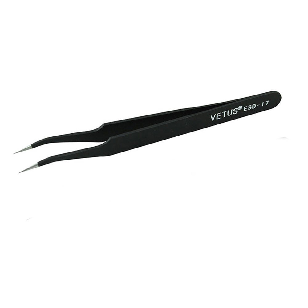 OPHIR Black Color Tweezers Airbrush Tweezers Airbrush Fitting for Airbrush Spray Gun Kit
