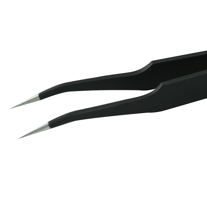 OPHIR Black Color Tweezers Airbrush Tweezers Airbrush Fitting for Airbrush Spray Gun Kit